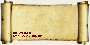 Kristina Nestorović vizit kartica